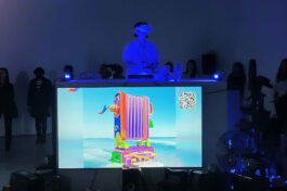 ¿Qué es una máquina? En “Semejanzas Inadmisibles” Mauro Guzman, Nancy Rojas y BRG. Universidad Torcuato Di Tella (UTDT), 2022 Curadora Nancy Rojas Performance 43’ 